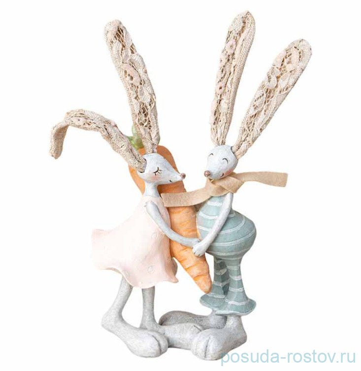 Фигурка 15,5 х 8,5 х 22,5 см "Кролики" / 344275