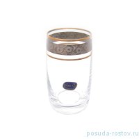 Стаканы для воды 250 мл 6 шт &quot;Идеал /Цветочный узор на платине&quot; R-G / 212498