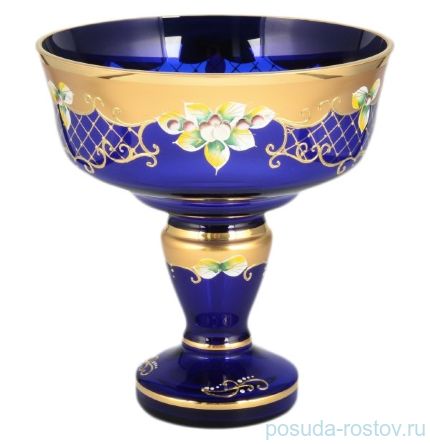 Конфетница 20 см н/н &quot;Лепка синяя&quot; И-В 4 / 099959
