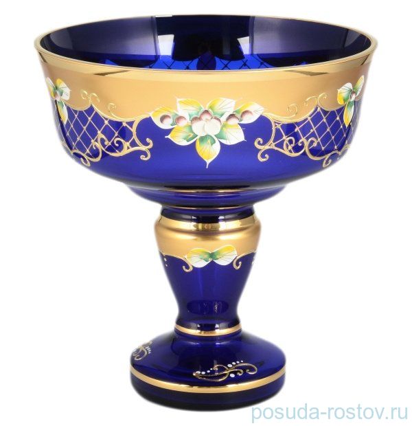 Конфетница 20 см н/н "Лепка синяя" И-В 4 / 099959