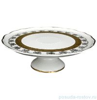 Тортница 32 см н/н &quot;Мария-Луиза /Матовая лента /золотой узор&quot; / 072173