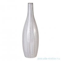Ваза керамическая 15*15*46,5 см  цвет: серый / 361275