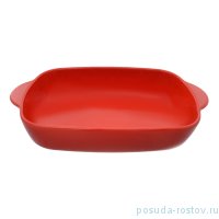 Форма для запекания 34 х 20 х 6,5 см прямоугольная глянцевый красный 2 л &quot;Bakery&quot; / 231453