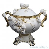 Фруктовница 42 см н/н  с крышкой (подарочная упаковка) / 356864
