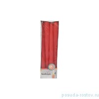Свечи конусные 24,5 х 2,4 см 4 шт &quot;Красные /Bolsius&quot; / 257285