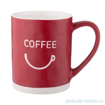 Кружка coffee 520 мл красная / 345929