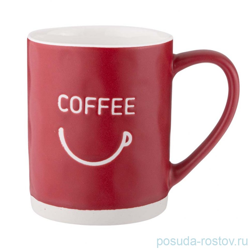 Кружка coffee 520 мл красная / 345929