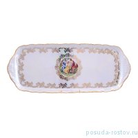 Поднос 37 см прямоугольный &quot;Фредерика /Мадонна перламутр&quot; / 159315