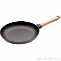 Сковорода 26 см с деревянной ручкой черная &quot;STAUB&quot; / 275968
