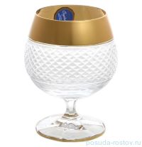 Бокалы для бренди 250 мл 6 шт &quot;Лаура /Матовое золото /Bohemia gold&quot; / 141182