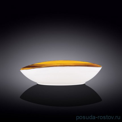 Салатник 30 x 19,5 x 7 см овальный жёлтый &quot;Scratch&quot; / 261487