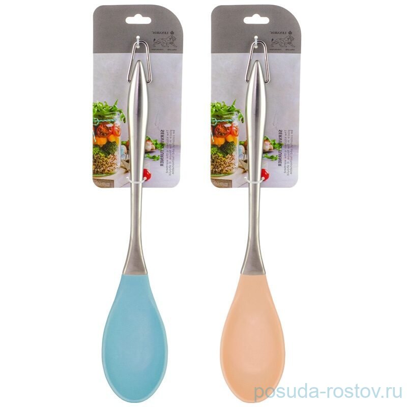 Силиконовая ложка 32 см / ассорти / 357181