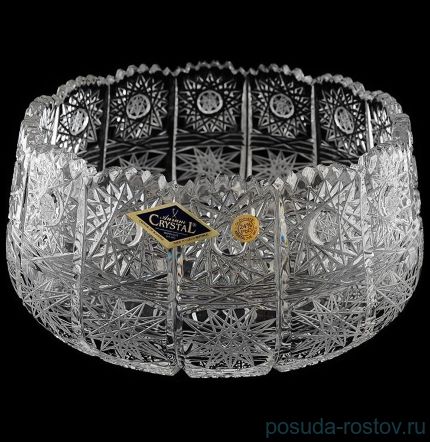 Ваза для конфет 18 см &quot;A.Crystal /Хрусталь резной&quot; / 034919