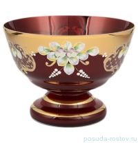 Конфетница 21 см н/н &quot;Лепка красная /5302&quot; S-A / 096755