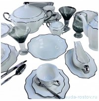 Столовый сервиз на 6 персон 30 предметов &quot;Magnolia silver&quot; (подарочная упаковка) / 375596
