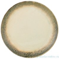 Тарелка 21 см &quot;бежево-коричневая&quot; / 193577