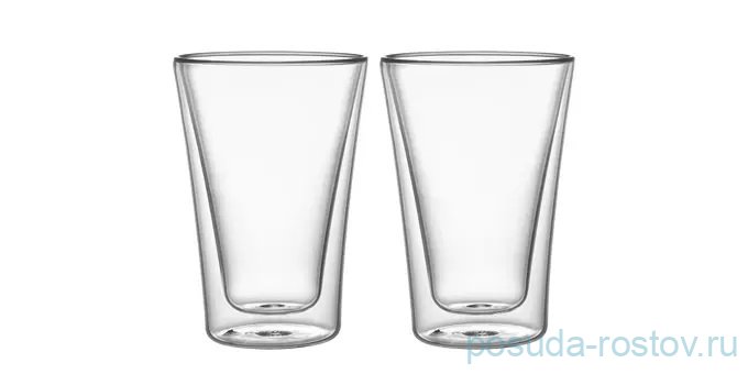 Стаканы для воды 330 мл 2 шт с двойными стенками "myDRINK" / 241882