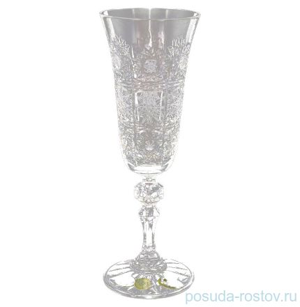 Бокалы для шампанского 150 мл 6 шт &quot;S.Crystal /Хрусталь резной&quot; / 060335