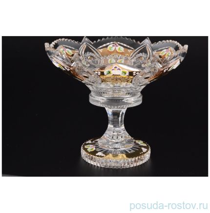 Конфетница 20,5 см н/н &quot;Хрусталь с золотом&quot; / 059918