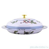 Блюдо для чуду 45 см круглое с крышкой &quot;Ягоды&quot; / 244818