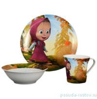 Детский набор 3 предмета &quot;Маша&quot; / 095448