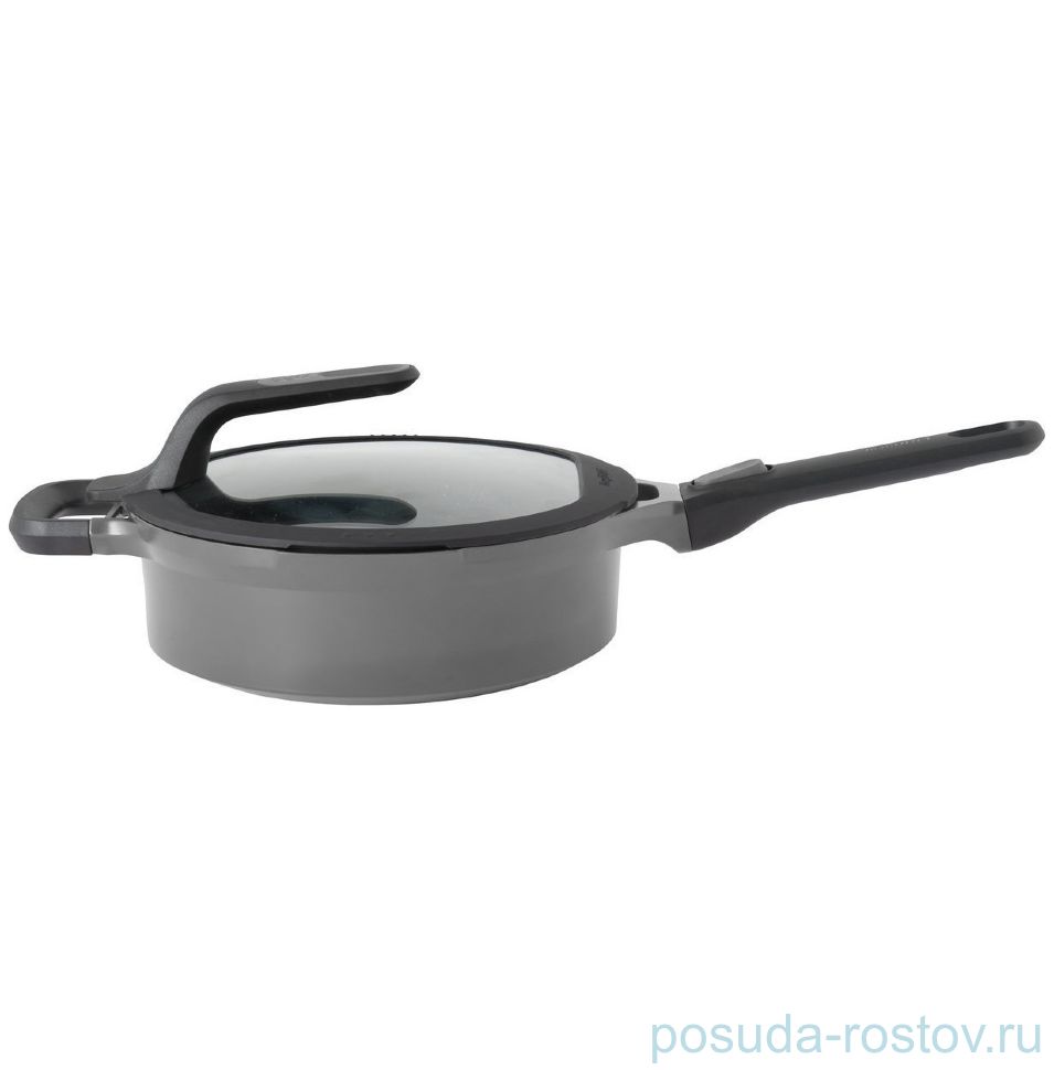 Сотейник 24 см с крышкой 3,3 л "Gem grey" / 162388