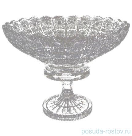 Ваза для фруктов 35 см н/н &quot;S.Crystal /Хрусталь резной&quot; / 064152