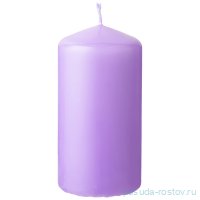 Свеча столбик 6 х 12 см /лавандовая / 283021