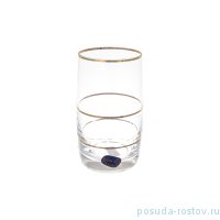 Стаканы для воды 250 мл 6 шт &quot;Идеал /43031 /Многогранники /золото&quot; V-D / 227571
