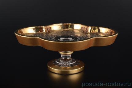Рулетница 24 см фигурная н/н &quot;S.Crystal /Фелиция /Хрусталь матовое золото&quot; / 093084