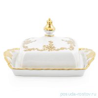 Маслёнка &quot;Корона /Золотой узор /отводка золото&quot; / 155314