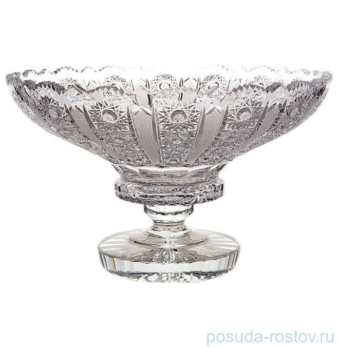 Ваза для фруктов 35,5 см н/н "Хрусталь 60550 /Ирис" / 070640