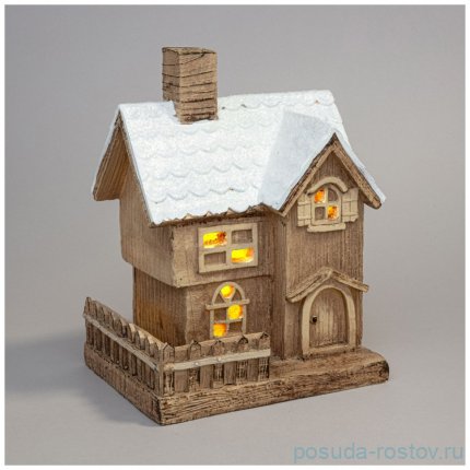 Фигурка с подсветкой 15x 13 x 20 см&quot;Домик&quot; / 355484