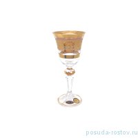 Рюмки 60 мл 6 шт &quot;Кристина /Широкий золотой узор /Смальта&quot; SC / 230445