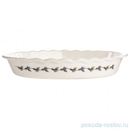 Блюдо для запекания 39 х 24 см овальное &quot;Artigianato ceramico /Весенние лепестки&quot; / 171682