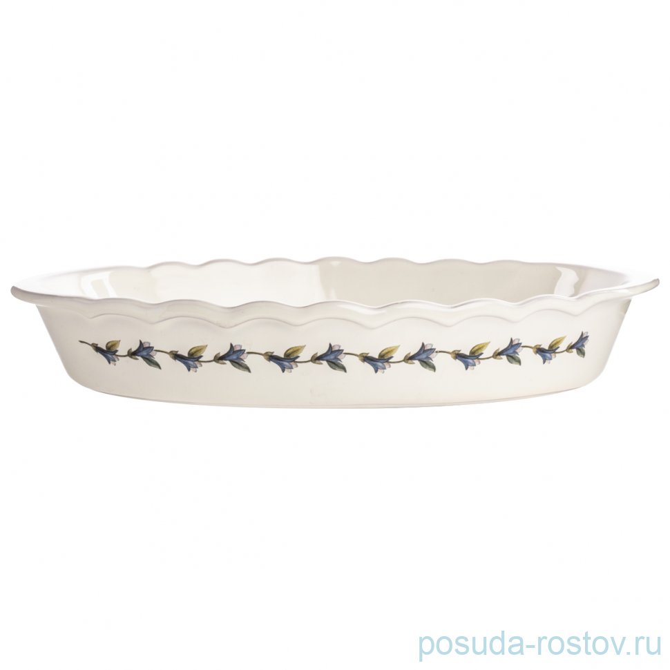 Блюдо для запекания 39 х 24 см овальное "Artigianato ceramico /Весенние лепестки" / 171682