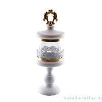 Банка для сыпучих продуктов н/н с крышкой &quot;Royal Classics /Кружево /золото&quot; / 154184