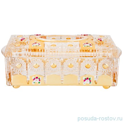 Салфетница 24,5 х 12,5 х 10 см &quot;LEFARD GOLD GLASS&quot; / 211491