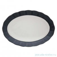 Блюдо вальное 35,5 см &quot;Gray&quot; (подарочная упаковка) / 356802
