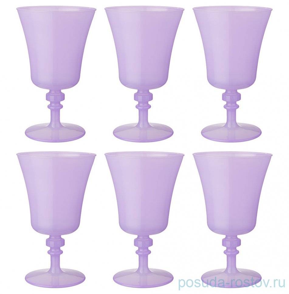 Бокалы для белого вина 300 мл 6 шт "Iconic purple" / 328646