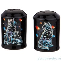 Приборы для специй Солонка и Перечница 4,5 х 4,5 х 6,5 см &quot;Тигры&quot; / 267230