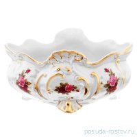 Фруктовница 22 см Ладья &quot;Корона /Аляска /Роза перламутр&quot; / 182902