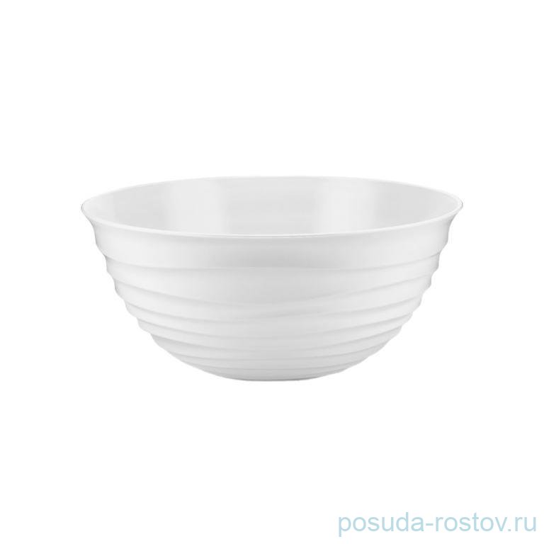 Миска 22  х 10 см белая песчаные волны 2 л EmHouse / 343669
