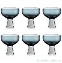 Креманки 350 мл 6 шт тёмно-синие &quot;Fun Classy&quot; (подарочная упаковка) / 355300