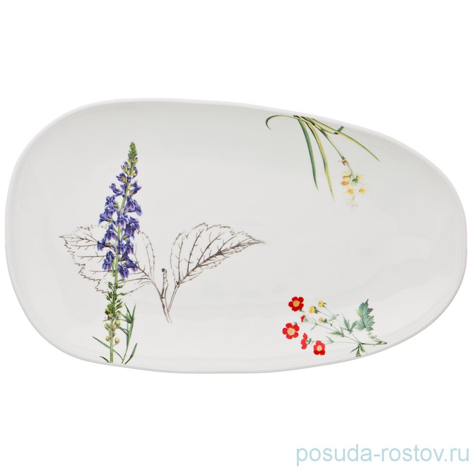 Тарелки 35,5 х 21 см 3 шт овальные "Meadow" / 199991