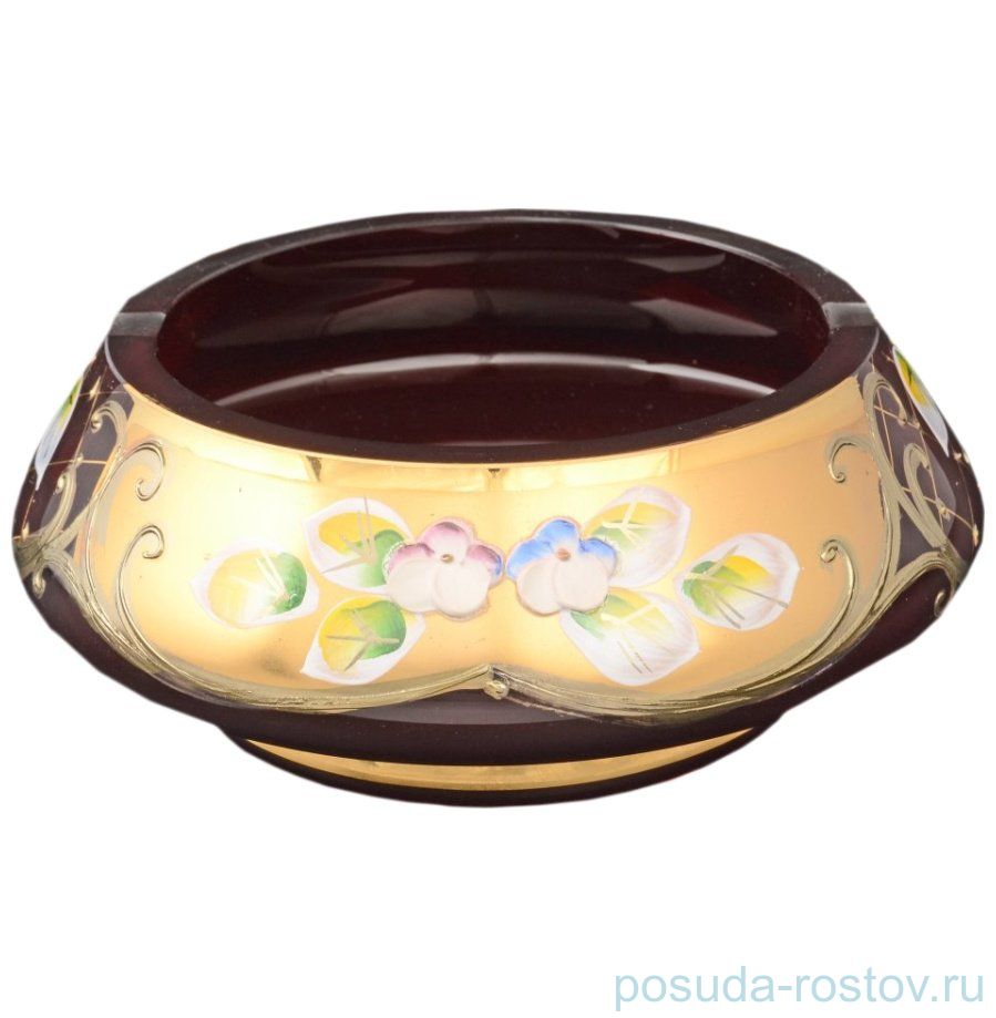 Пепельница 15,5 см "Лепка красная /9225" / 040386