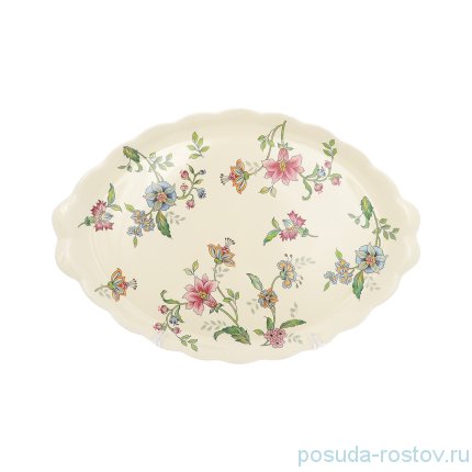 Блюдо 38 x 27 x 3 см овальное &quot;Artigianato ceramico /Прованс&quot; / 253194