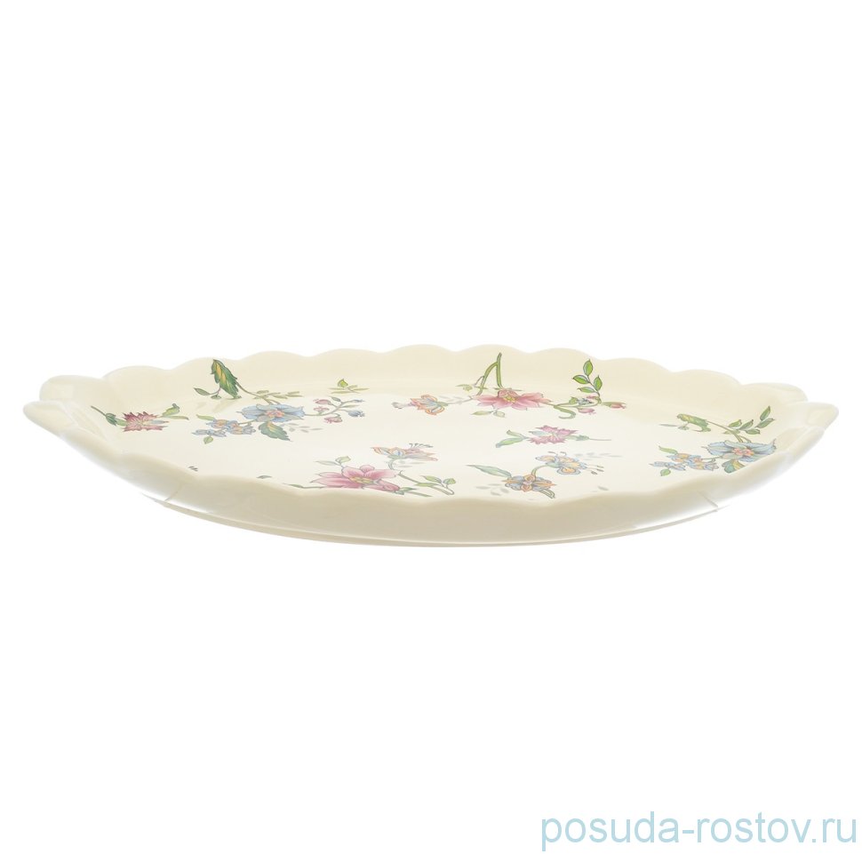 Блюдо 38 x 27 x 3 см овальное "Artigianato ceramico /Прованс" / 253194