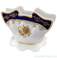 Салфетница 8,5 см &quot;Мэри-Энн /Золотая роза /Кобальт&quot; / 088041