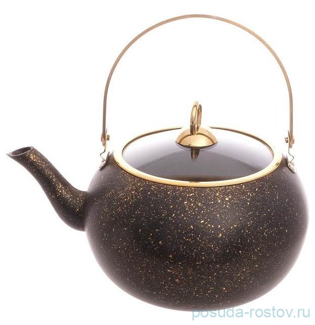 Чайник 3 л антипригарное покрытие чёрный "Leydi /Elite Royal Goldt"  / 312748